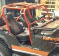 Extreme Custom Fabrication - CJ5 Front Roll Cage Add-On Jeep with Extras ! FREE SHIPPING CJ2 CJ3 Willys MB M38